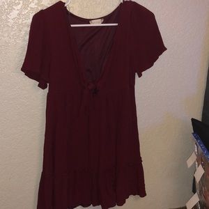 Maroon Altard State Mini Dress